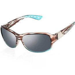 Zonnebril Merkontwerp Sportzonnebril voor mannen Classic Square zonnebrillen Rijpolariseerde zonnebrillen Gannet Shades Goggle UV400 Y240513