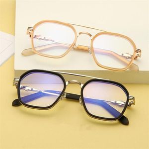 Zonnebrillen merkontwerper anti-blauwe bril van brillen unisex optische bril retro bril Simplicity dubbele bundel bril brillen 272D