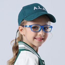 Lunettes de soleil Marque Enfants Lunettes Anti Ordinateur Bleu Laser Fatigue Garçons Filles Clair Lunettes TR90 Optique Cadre Enfants Lunettes 2008