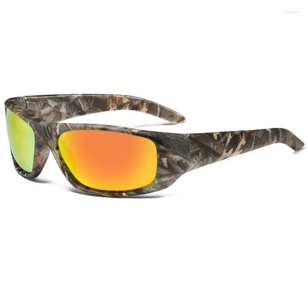 Gafas de sol Camuflaje Gafas de pesca polarizadas Hombres Mujeres Ciclismo Senderismo Conducción Deporte al aire libre Gafas Camo Montar a prueba de viento 2586018