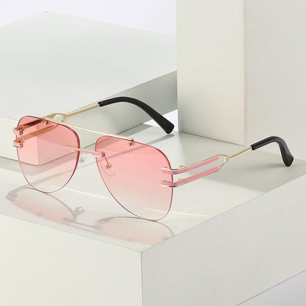 Sonnenbrille Candy Farbe Aushöhlen Für Männer Frauen Vintage Retro Fahren Rosa Sonnenbrille Mode Trend Männlich Weiblich Brillen Spiegel