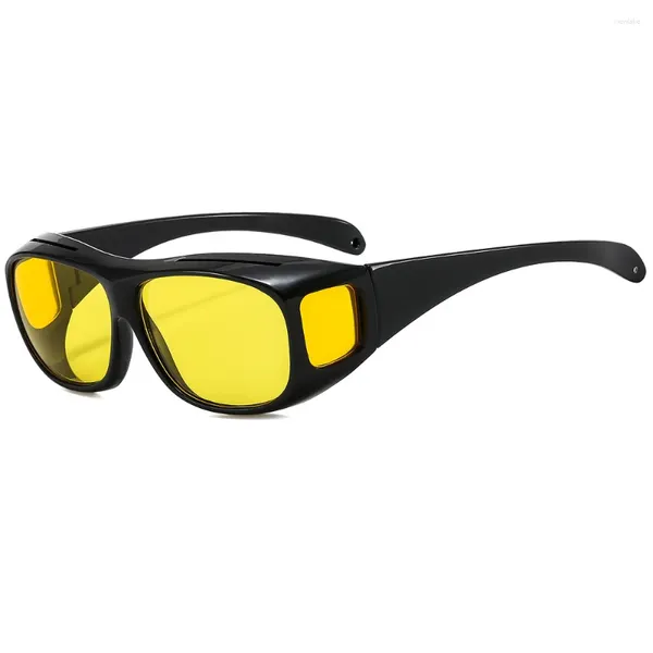 Lunettes de soleil Vision de la voiture Vision de nuit Changement Couleurs Lunettes de conduite Pouvoises Sun Sun UV Protection Eyewear