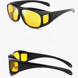 Lunettes de soleil voiture Vision nocturne lunettes de conduite lunettes de conducteur unisexe soleil UV lunettes de Protection