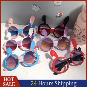 Zonnebril Cartoon Oren Voor Kinderen Mode Leuke Meisjes Jongens Baby Outdoor Brillen Kinderen UV400 Zonneschermen Bril
