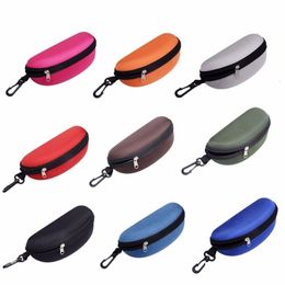 Zonnebrillenkokers 11 kleuren Leesbrildraagtas Harde ritsdoos Reispakket Etui 221119 Droplevering Mode-accessoires E Dh62N