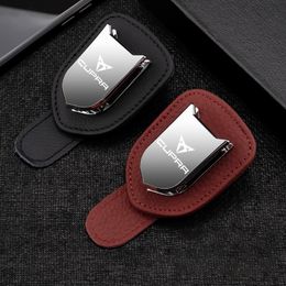 Zonnebril Gevallen auto brillenkoker sunglass houder auto vizier zonnebril houder clip Voor cupra formentor Cupra Leon accessoires lenzenvloeistof doos 230807