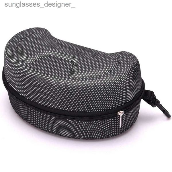 Estuches para gafas de sol Protección EVA Estuche para gafas de esquí Estuche para gafas de esquí en nieve Caja impermeable para snowboard Estuche para gafas Estuche con cremallera Caja duraL231117