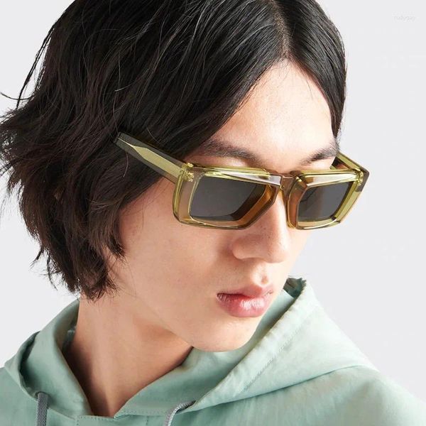 Lunettes de soleil Cat Eye 2024 Fashion Femmes Shades Tanding Men Gradient Sun Glasses UV400 Goggles
