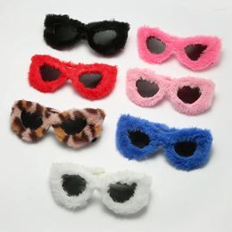 Lunettes de soleil œil de chat pour femmes, Vintage, fête, mignon, peluche, moto, voiture, drôle, mode Cosplay pour femmes