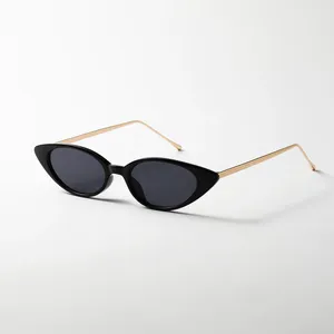 Gafas de sol Gafas de forma de ojo para mujeres Estilo europeo Americano Anti-Glare Men elegante Gafas de sol femenino femenino