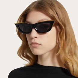 Lunettes de soleil œil de chat femmes marque de mode femmes nuances tendance Oculos dame lunettes de soleil UV400 rétro Gafas