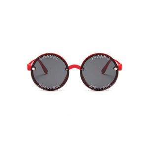 Gafas de sol para niños Linda letra redonda Uv400 Plástico Deporte Gafas de sol para bebés Niñas Niños Entrega directa Accesorios de moda Dh3Si