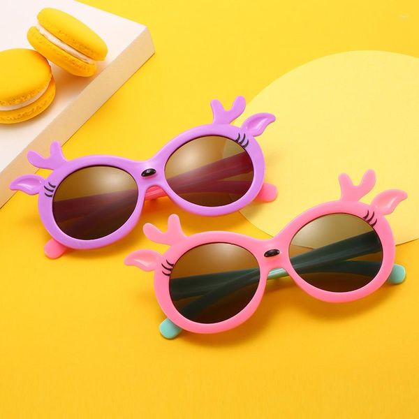 Gafas de sol Gafas para niños Niños Niñas Personalidad Anti Ultravioleta Princesa Bebé