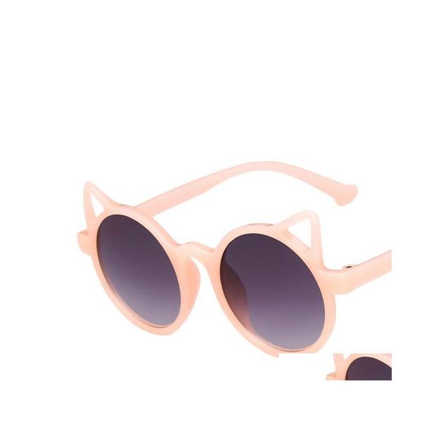 Lunettes de soleil Classique Enfants Été Fille Garçons Mignon Animal Dessin Animé Fleur Ailes En Plein Air Enfants Belle Vintage Lunettes De Soleil Protection Dro Ot8Nm