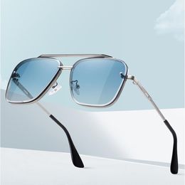 Lunettes de soleil Classic Mach Six Femmes Gradient 2022 Fashion Men Vintage Brand Design UV400 Sun Glasse A689 291L