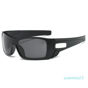 Lunettes de soleil classiques Sports de plein air surdimensionnées O hommes lunettes de soleil à lentille une pièce lunettes UV400