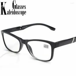 Gafas de sol Gafas de lectura clásica para hombres Mujeres Lentes de resina Ultralight Presbyopia Ejeglas unisex Hyperopia Diopter Eyewear 1.5 2.0 2.5