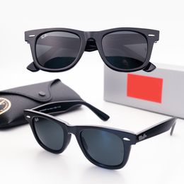 Zonnebrillen Klassieke Wayfarer Eyewear RB 2140 zonnebrillen en JUSTIN 4165 gepolariseerde zonnebrillen RB Iconische stijl Stijlvolle klassieke polaroid HD-lenzen Gepolariseerde optische