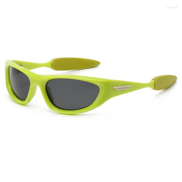 Lunettes de soleil colorées oeil de chat polarisées pour hommes femmes Sports de plein air cyclisme pêche lunettes de soleil mode mâle femme lunettes Y2K