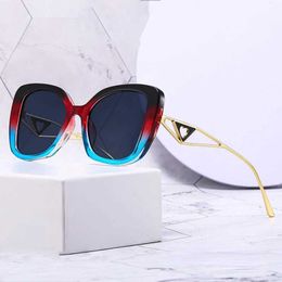 Lunettes de soleil Lunettes de soleil carrées en forme de coeur coloré pour hommes femmes marque Design luxe conduite monture en métal lunettes de soleil lunettes parasols 2024 YQ240120