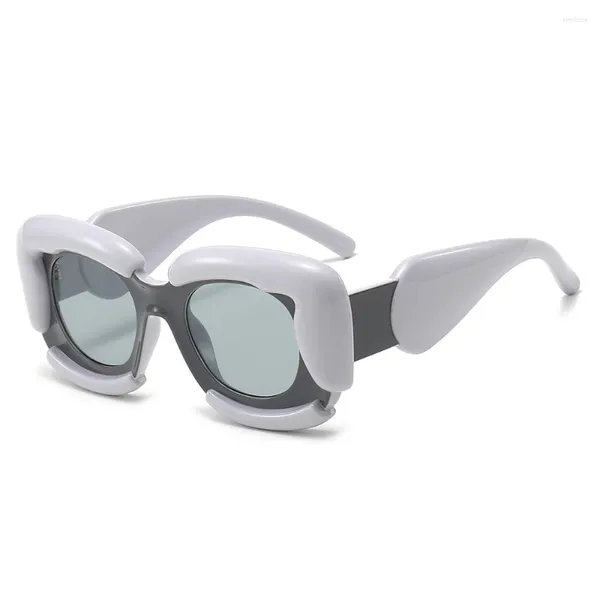 Gafas de sol cuadradas coloridas para mujer, Gafas anchas para hombres y niñas, gafas de viaje para mujer UV400, Gafas Retro de marca de diseñador de lujo