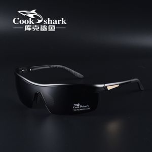 Lunettes de soleil Cook shark lunettes de soleil polarisantes lunettes de conduite pour hommes tendance spéciale couleur changeante pêche 230828