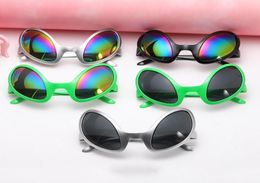 Lunettes de soleil Cool drôle Alien lunettes Costume masque nouveauté en plastique beignet Bachelorette Party Po Booth accessoires faveurs Sun2893568