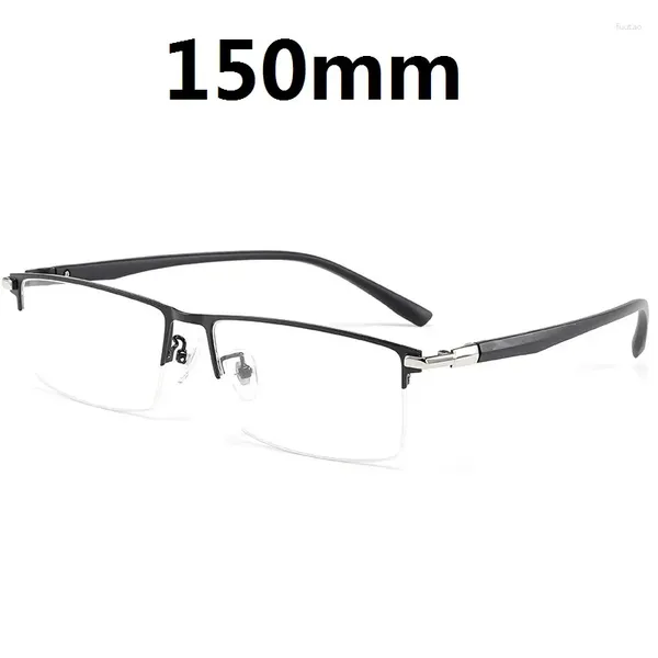 Lunettes de soleil Cubojue 150mm surdimensionné hommes lunettes cadre lunettes de lecture mâle anti lumière bleue lunettes prescription semi sans monture