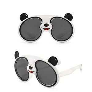 Gafas de sol Linda forma de panda de dibujos animados Tendencia polarizada Gafas para niños Decoración de la cara Regalo del día de los niños Entrega de la gota Accesorios de moda Dhves