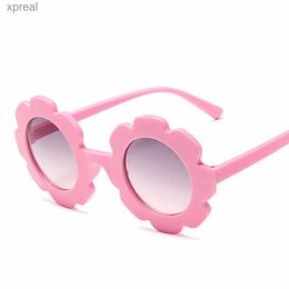 Zonnebrillen schattige ronde kinderzonnebril - Nieuwe UV400 Protective Sunflower Design WX