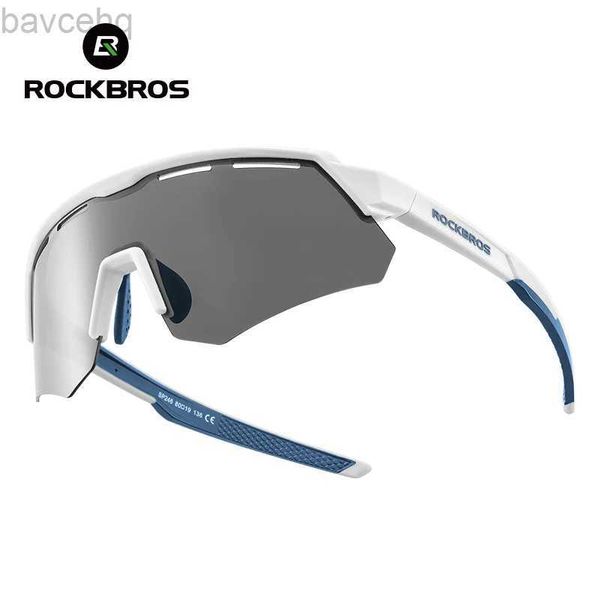 Gafas de sol Ciclismo Polarizadas 4 lentes Marco de miopía intercambiable Protector solar Protección UV400 Gafas de sol Hombres MTB Gafas de bicicleta ldd240313