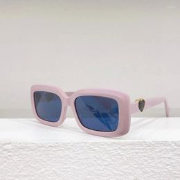 Lunettes de soleil lunettes foncées à la mode et minimaliste femmes carrées haute qualité Prescription 5220 myopie Com