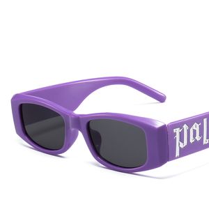 Lunettes de soleil éblouissantes couleur bonbon lettre lunettes de soleil hommes et femmes lunettes de passerelle punk hip hop transfrontalières