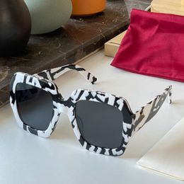 Lunettes de soleil designer 0178S surdimensionnées femmes mode classique noir et blanc cadre lentilles de couleur hommes ou femmes lunettes de soleil voyage vacances UV400 avec boîte
