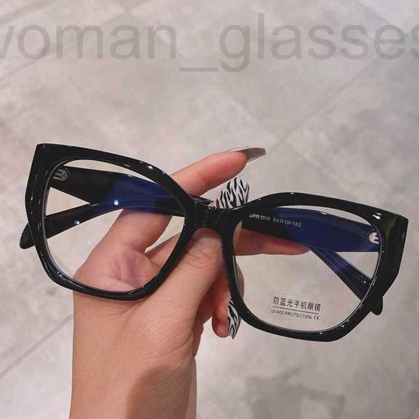 Lunettes de soleil designer 2022 nouveau grand P Jia Pu Chao lunettes visage des femmes montre Thin Red Book hot net rouge cadre noir irrégulier Q830