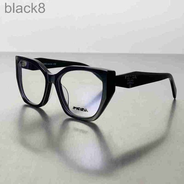 Lunettes de soleil Designer 2022 Nouvelles lunettes de mode: Le grand visage des femmes montre un livre rouge fin pour des lunettes à monture noire irrégulière D95R