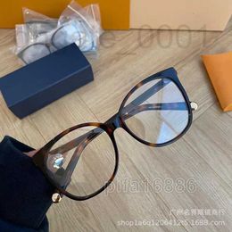 El diseñador de gafas de sol, el marco de color de Tortoiseshell de tortois con marco grande para la cara redonda de miopía con gafas ligeras anti azul se puede combinar con miopía hlzq