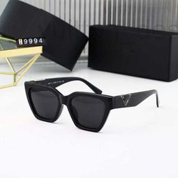 Gafas de sol Marca de diseñador 2023 Nueva caja de moda Gafas de fotos de calle Gafas de mujer rectas en el extranjero A8FK