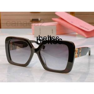 Lunettes de soleil Marques de créateurs Lunettes de soleil pour femmes hommes Miumius Oval Mui Luxe Top Dames Boutique Haut de gamme Version correcte Lunettes Acétate Monture Lunettes carrées