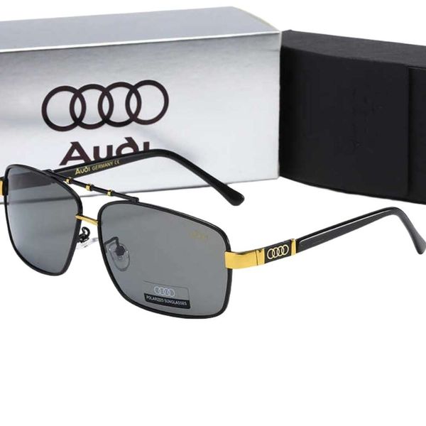 Lunettes de soleil Designer Cool Lunettes de soleil AUDI Luxe Quatre Cercles Olga Lunettes de soleil polarisées pour hommes Miroirs de conducteur et femmes Tendance de la mode