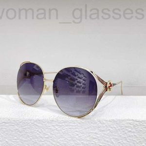 Lunettes de soleil designer Family G, nouvelle célébrité en ligne Tiktok, lunettes de soleil avancées personnalisées, mode polyvalente pour femmes GG0225SK 20BF