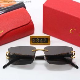 Gafas de sol Moda de diseñador 2024 Men Eyeglass Factory Eyewear lentes en forma de dura