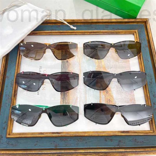 Gafas de sol de diseñador Ins, lentes conectadas al viento, marco pequeño, ojo de gato, protección UV para hombres y mujeres, bv1165s U3OP