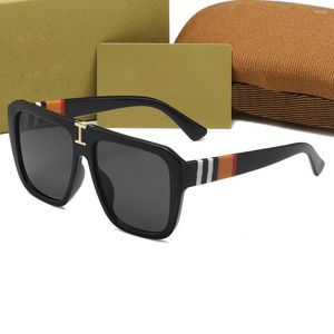 Sunglass Designer Luxury Glasses Fashion Letter Goggle para hombres, mujeres, 7 colores, alta calidad