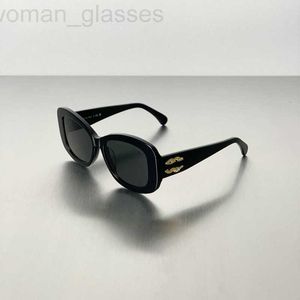 Lunettes de soleil Designer New Xiaoxiangjia Mode Femme 5468 Cat Eye Diamond Anti UV Polarized U7YL