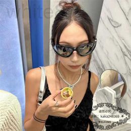 Zonnebril ontwerper Parijs futuristische zonnebril, mannelijke beroemdheid, internet dezelfde stijl cat eye vrouwelijke BB0289S OSSP