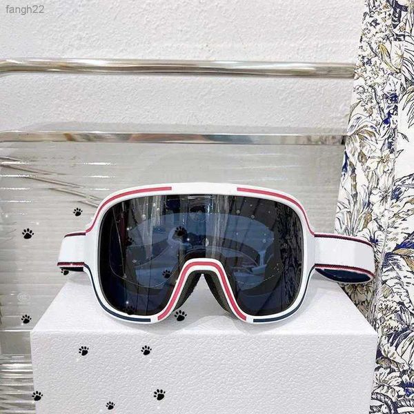 Lunettes de soleil Designer Shades Ski Goggle Off White Luxe pour hommes Lunettes Femmes One Piece Lunettes Alpinisme Snowboard Sunglas S5MT