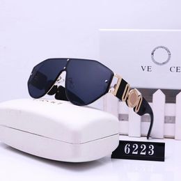 Lunettes de soleil lunettes de soleil design pour femmes hommes lunettes de soleil lunettes de luxe lunettes de soleil rétro lunettes de soleil c de haute qualité avec boîte 6223