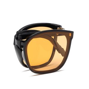 lunettes de soleil lunettes de soleil de créateur pour femmes pliables et portables nouveau modèle hommes unisexe lunettes de soleil de plage rétro petit cadre design de luxe