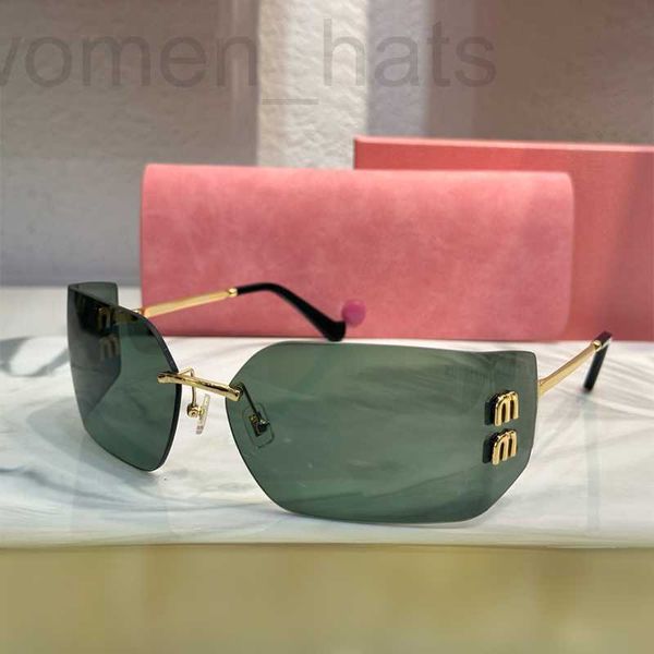 Lunettes de soleil lunettes de soleil de créateur pour femmes lunettes Miui de qualité supérieure Design contemporain Les blogueurs Ins les adorent les nuances de luxe pour femmes YBQ1